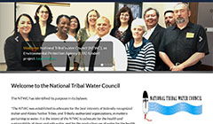 National Tribal Water Council web screenshot