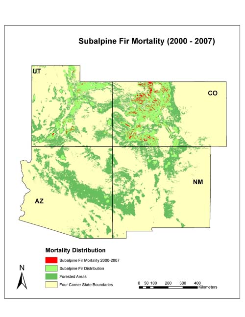 Subalpine Fir Mortality 2000-2007